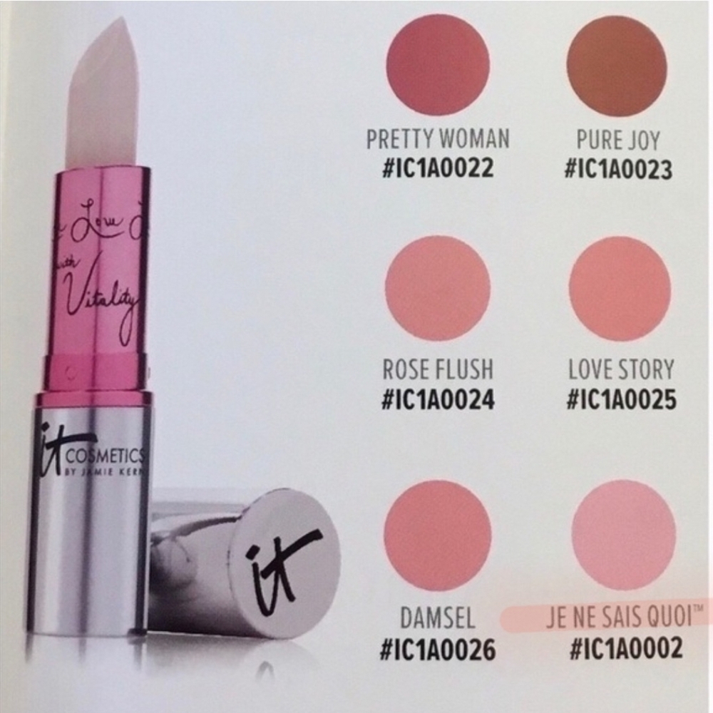 LAST ONE - IT Cosmetics Vitality Lip Stain Je Ne Sais Quoi 4-in-1 Discontinued